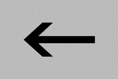 Black Left Arrow Icon