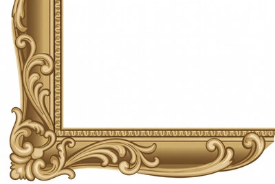 Ornate Gold Picture Frame Corner