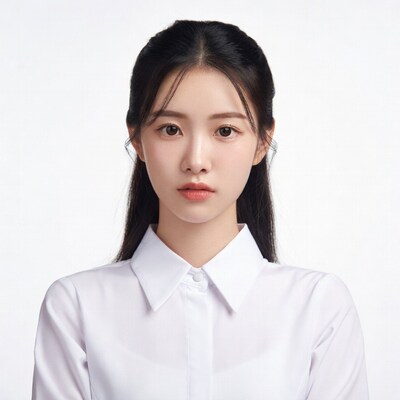 Asian woman in white shirt