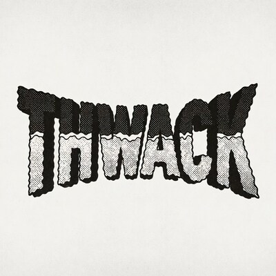 Thwack Text Illustration