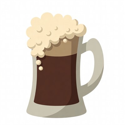 Beer Mug with Foam