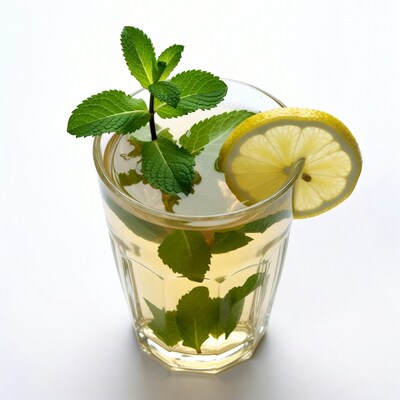 Iced Tea with Mint and Lemon
