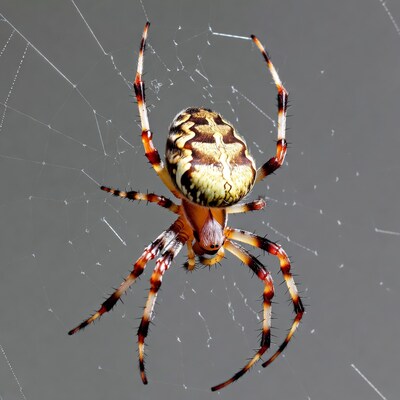 Garden Spider on Web