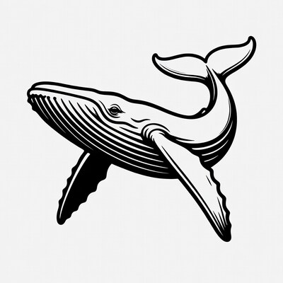 Humpback Whale Illustration