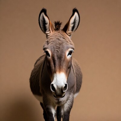Donkey with large ears