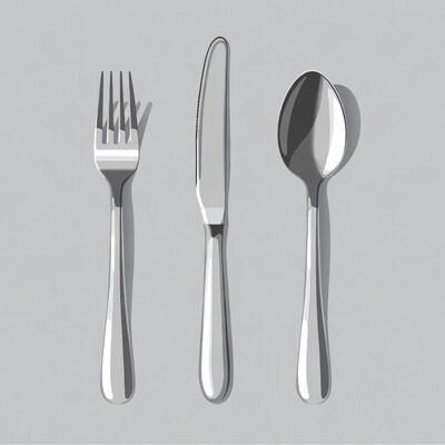 Fork Knife Spoon Illustration