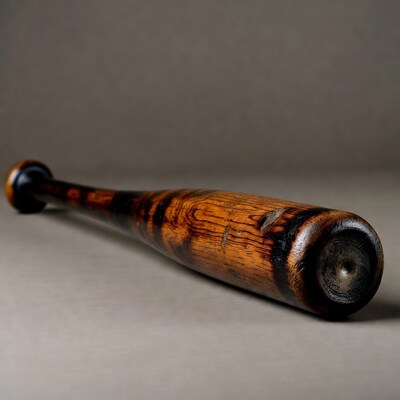 Vintage wooden baseball bat