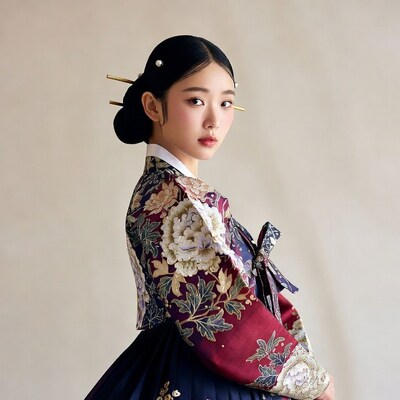 Korean woman in hanbok