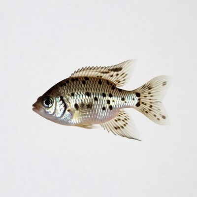 Spotted Convict Cichlid Fish