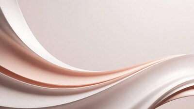 Abstract White Pink Wave Background