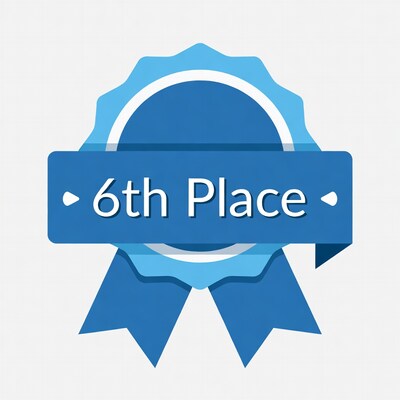 6th Place Blue Ribbon