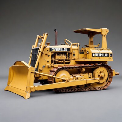 Yellow Caterpillar D8 Bulldozer