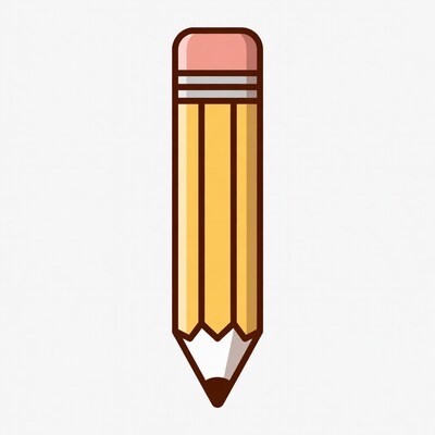 Yellow Pencil Illustration