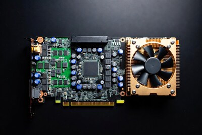 Graphics Card with Copper Heatsink