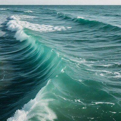 Ocean Waves Crashing