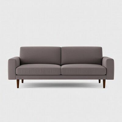 Gray Mid-Century Modern Sofa