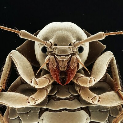 Bed Bug Closeup SEM Image
