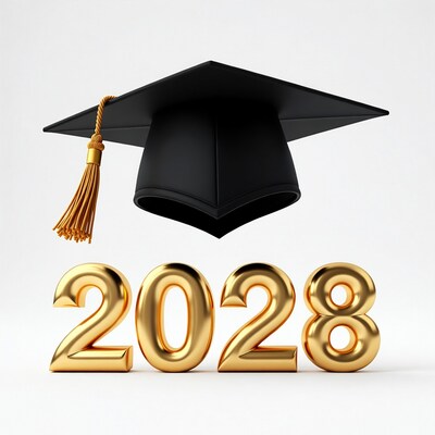 Graduation Cap with 2028