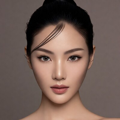 Beautiful Asian woman close-up portrait