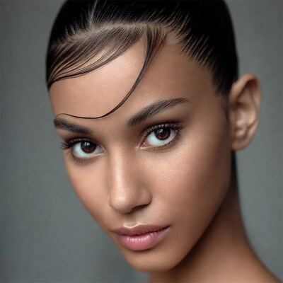 Beautiful woman close-up portrait