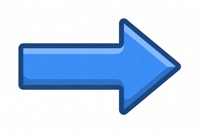 Blue right arrow icon