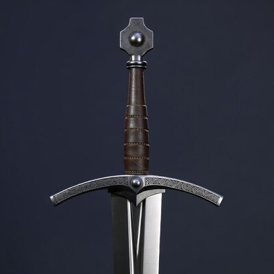 Medieval Sword with Celtic Crossguard