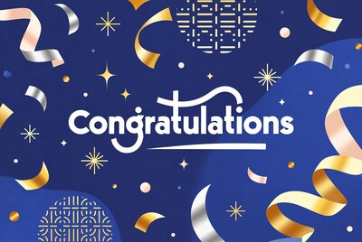 Congratulations with Festive Confetti