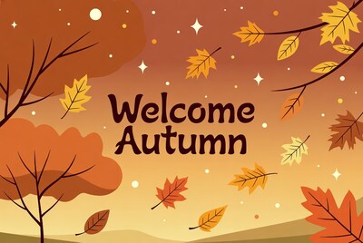 Welcome Autumn Illustration