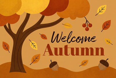 Welcome Autumn Illustration