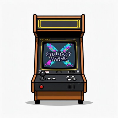Galaxy Wars Arcade Game Machine