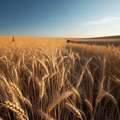 Golden Wheat Field at Sunset