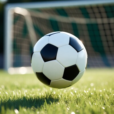 Soccer Ball in Front of Goal