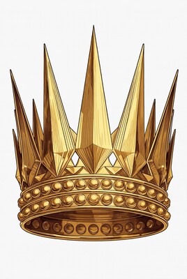 Golden Crown Illustration