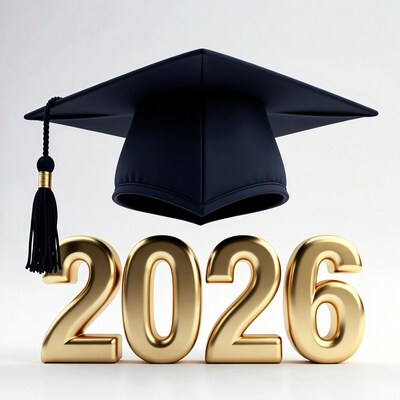 Graduation Cap over 2026