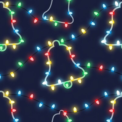 Christmas Bells and Lights Pattern
