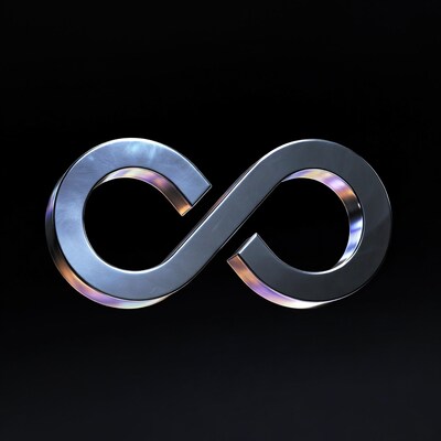 Shiny 3D Infinity Symbol