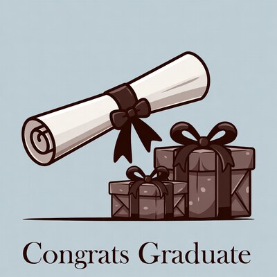 Congratulations Graduate Diploma and Gifts