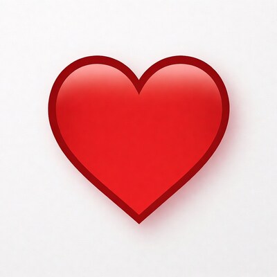 Shiny Red Heart Icon