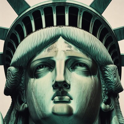 Statue of Liberty Close-Up Face