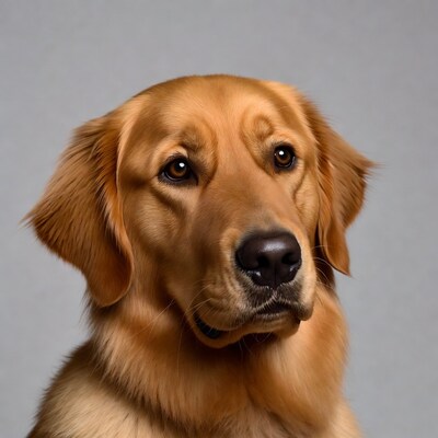 Golden Retriever close-up portrait