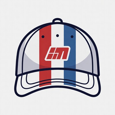 White baseball cap with HM logo