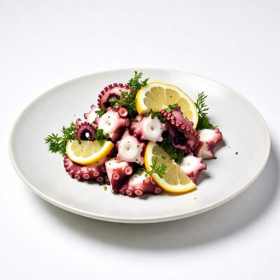 Octopus Salad with Lemon and Dill