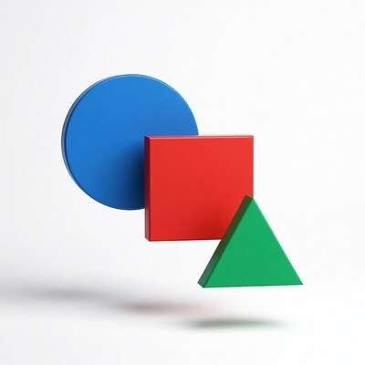 Blue Circle Red Square Green Triangle