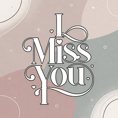 I Miss You Illustration