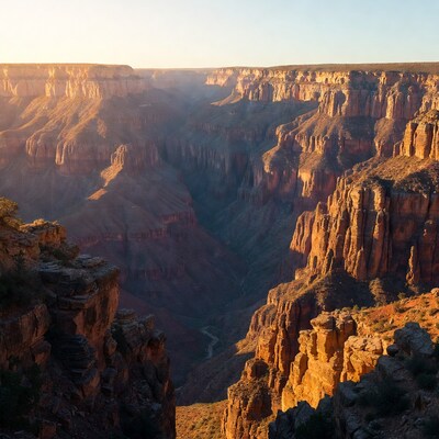 Grand Canyon Sunset Panorama
