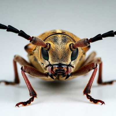 Longhorn Beetle Close-Up