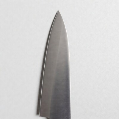 Sharp Chef Knife on White Background