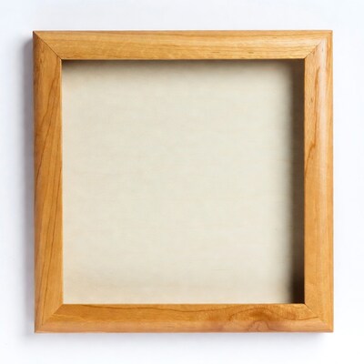 Empty Wooden Picture Frame