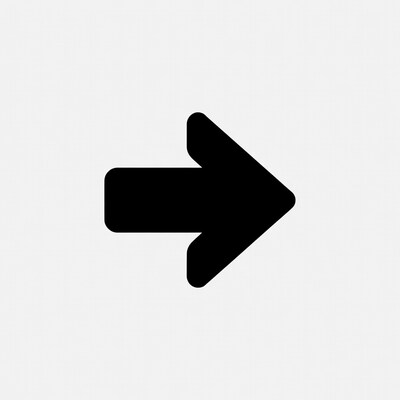 Black right arrow icon