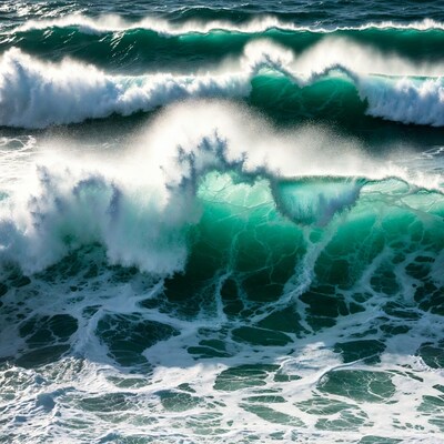 Crashing Ocean Waves